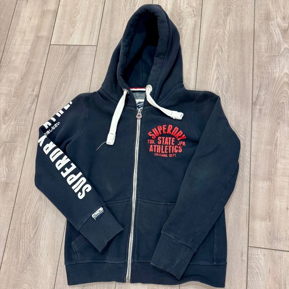 Superdry Women's Full Zip Hoodie Sweatshirt - Picture 1 of 10